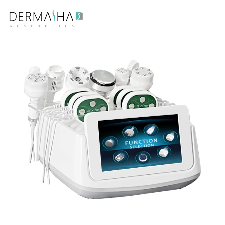 Body slimming system lipo laser machine Rf Fat Ultrasonic Slimming Cavitation Machine 80K vacuum cavitation system RF machine