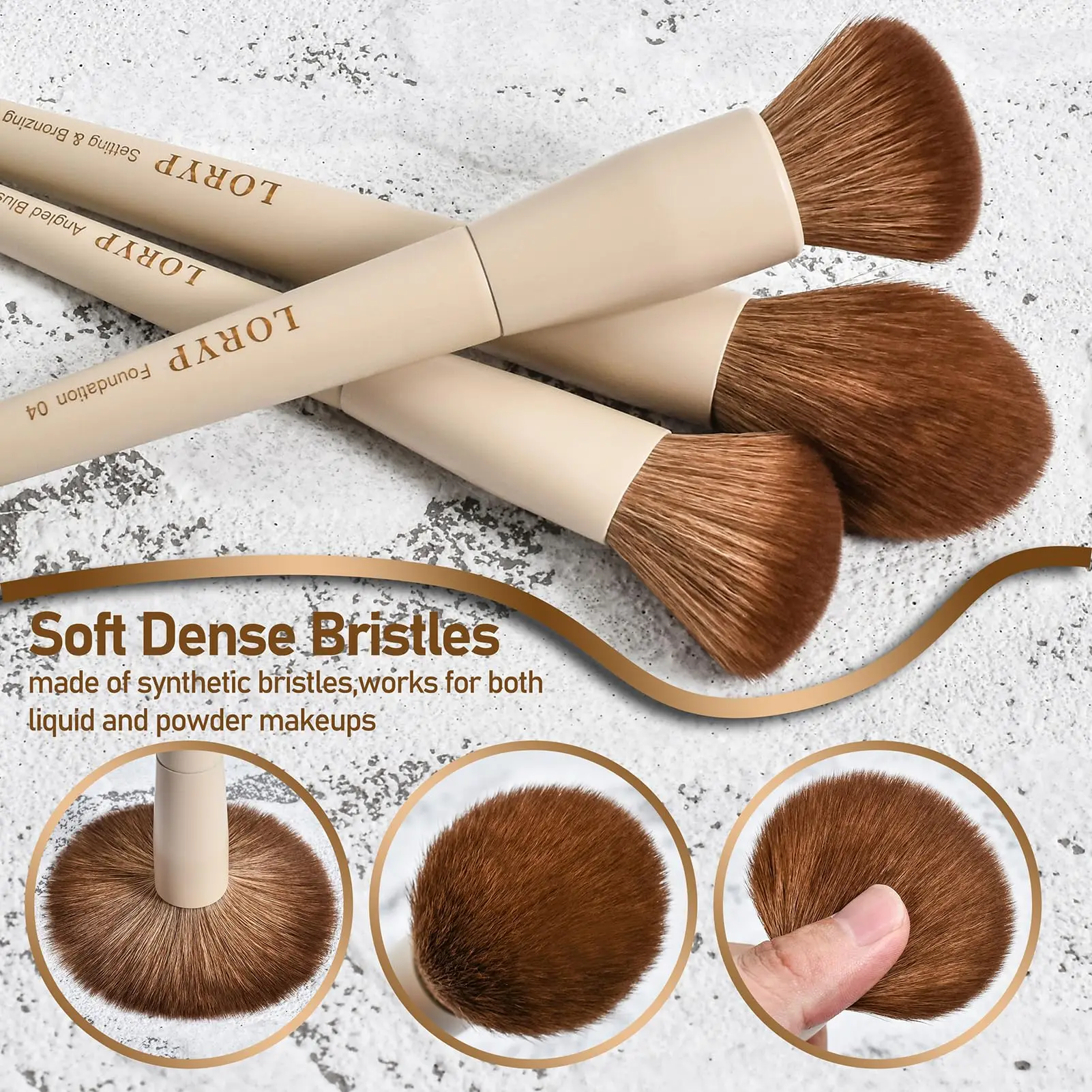 Makeup Brushes Set Labeled 18 Piece Face and Eye Brush Set Ultra soft hair Foundation  Blush Contour Blending