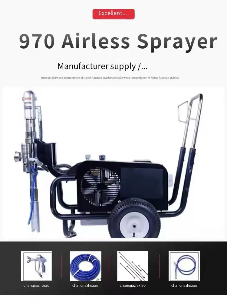 Heavy Duty 5500W Airless Putty Sprayer for home
