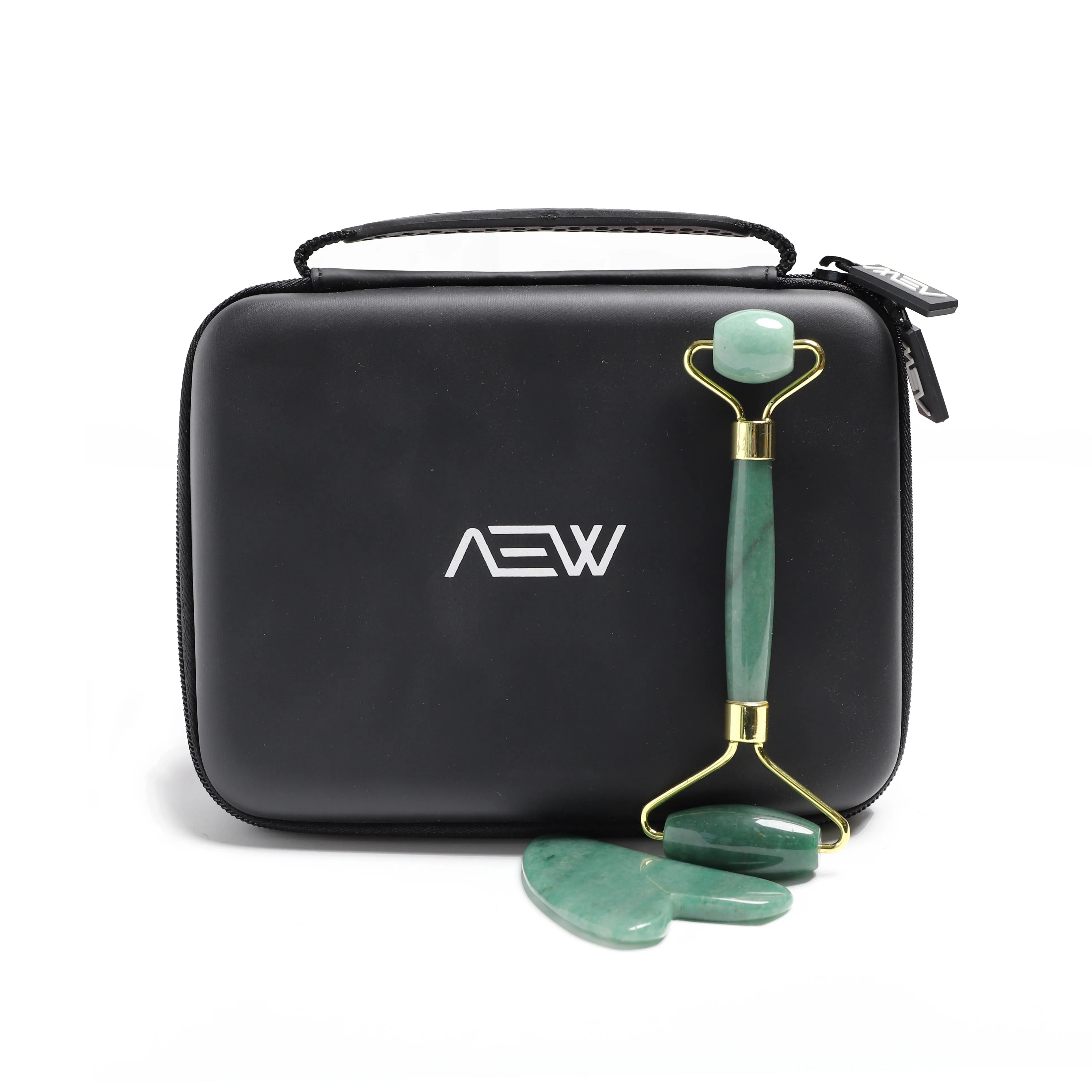 Custom EVA Jade Roller Scraping Set Case Bag, Packaging Foam Box Printing Foam Tool Case For Gua Sha
