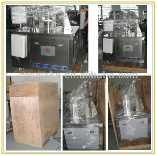 Semi-automatic  aluminum tube rotary nail gel silicone sealant glue ointment aluminum tube filling and sealing machine