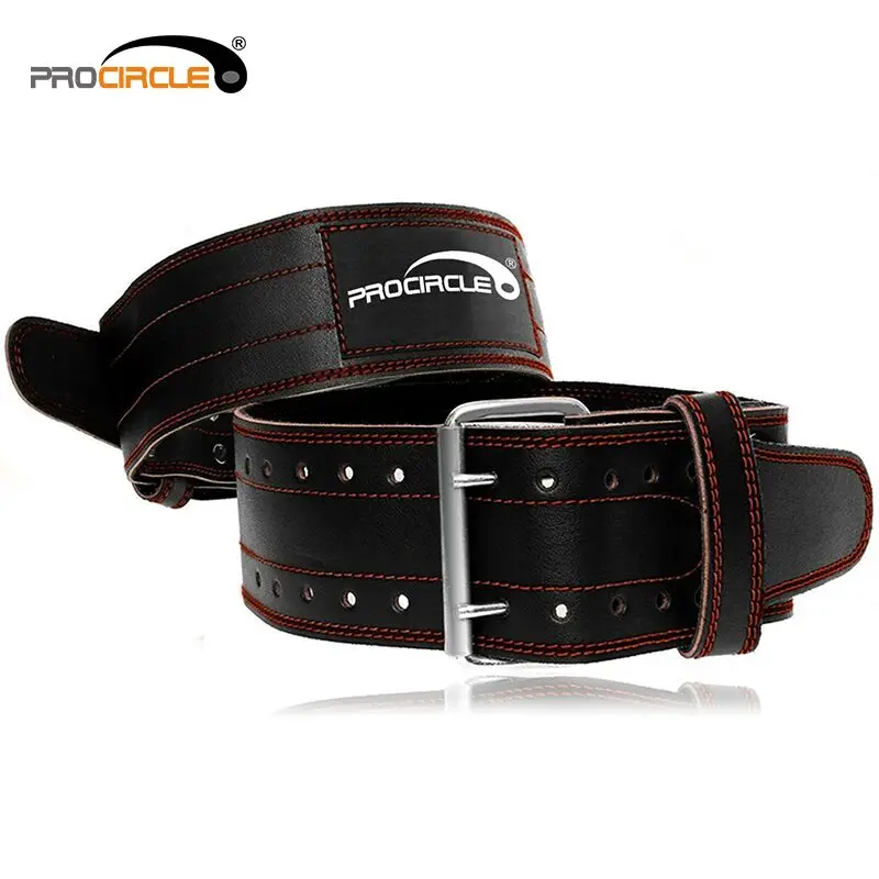 Gym Training Squats Powerlifting Back Support Waist Belts Leather Weight Lifting Belts