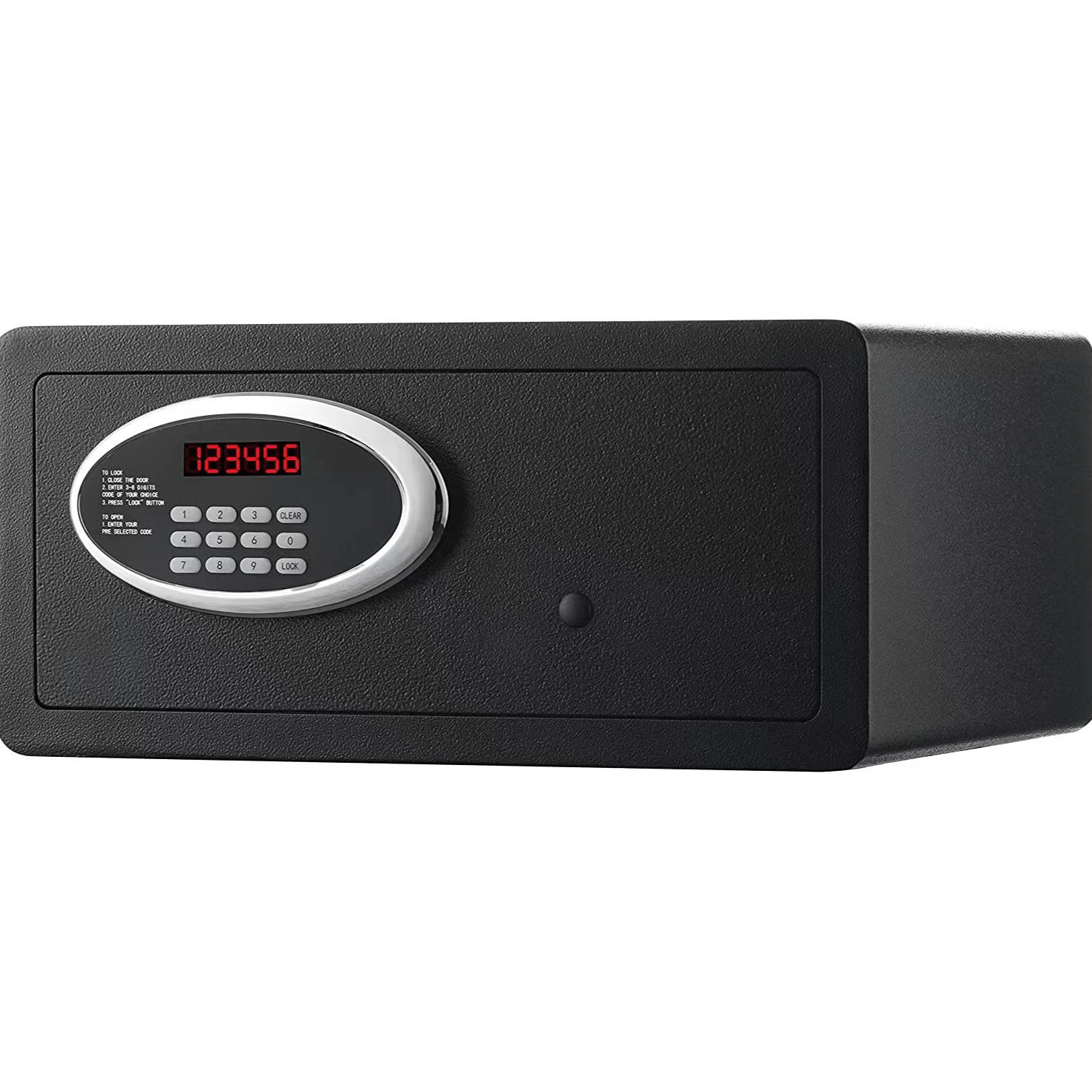 Электронный Сейф, цифровой депозитный ящик для дома, офиса, отеля, бизнеса, коробка с замком для хранения наличных украшений (черный)