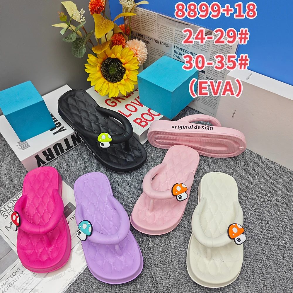 good price EVA summer children slippers popular funny nude kids slide flip flops slipper