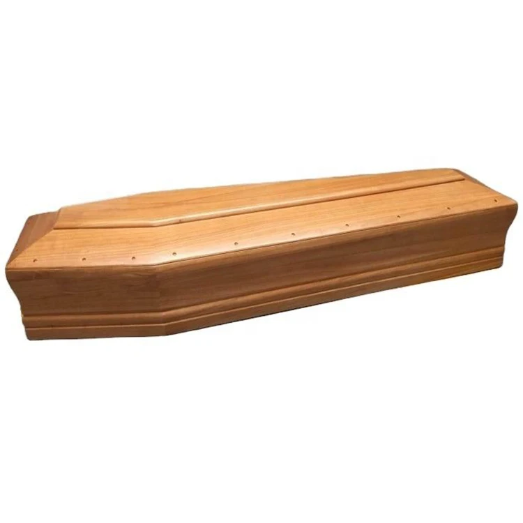 High quality factory price paulownia funeral wooden coffin solid wood casket for sale