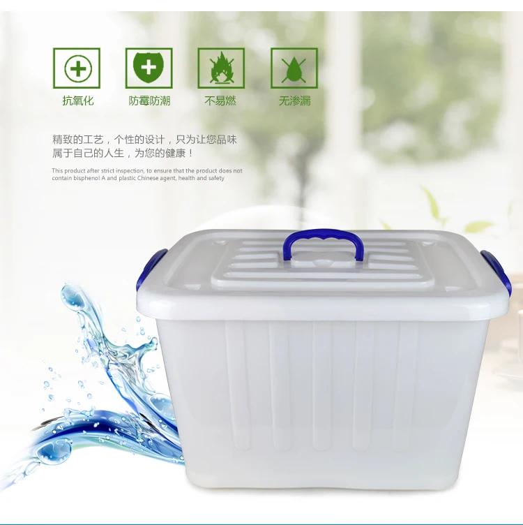 Wholesale 100L for Toys Clothes Bins Book Container Case Boxes Box with Wheels