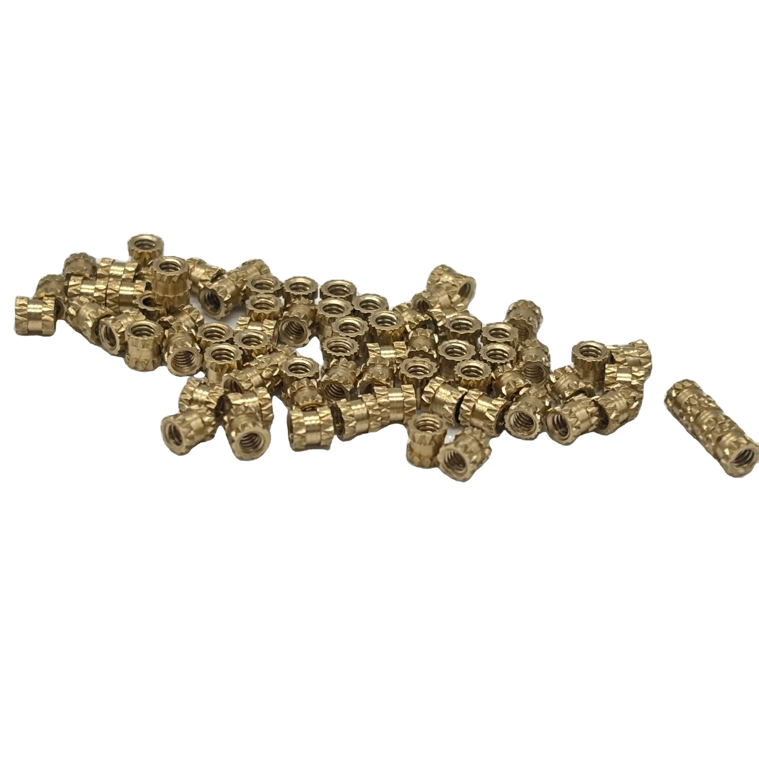 OEM Factory Custom Brass Knurling Threaded Insert Nut And  Shoulder Bolt