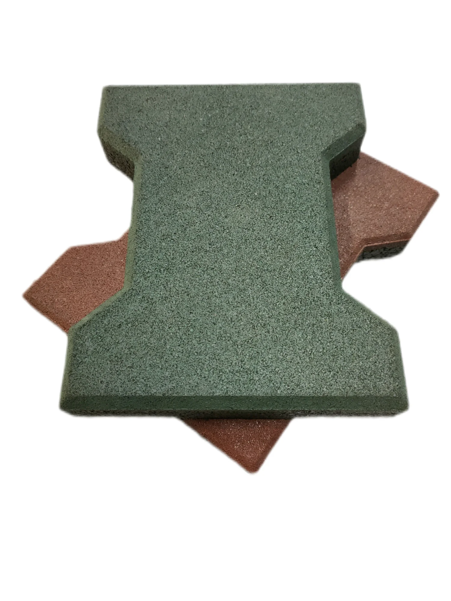 Firm Brick Puzzle Rubber Paver Use for Horse Interlocking Rubber Dog bone Pavers