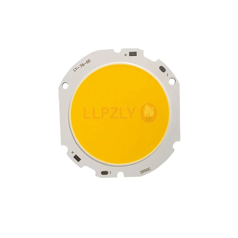 Profession Manufacturing COB LED Diode LY-76*60 50W 60W Round Type COB Lamp Beads With  Chip