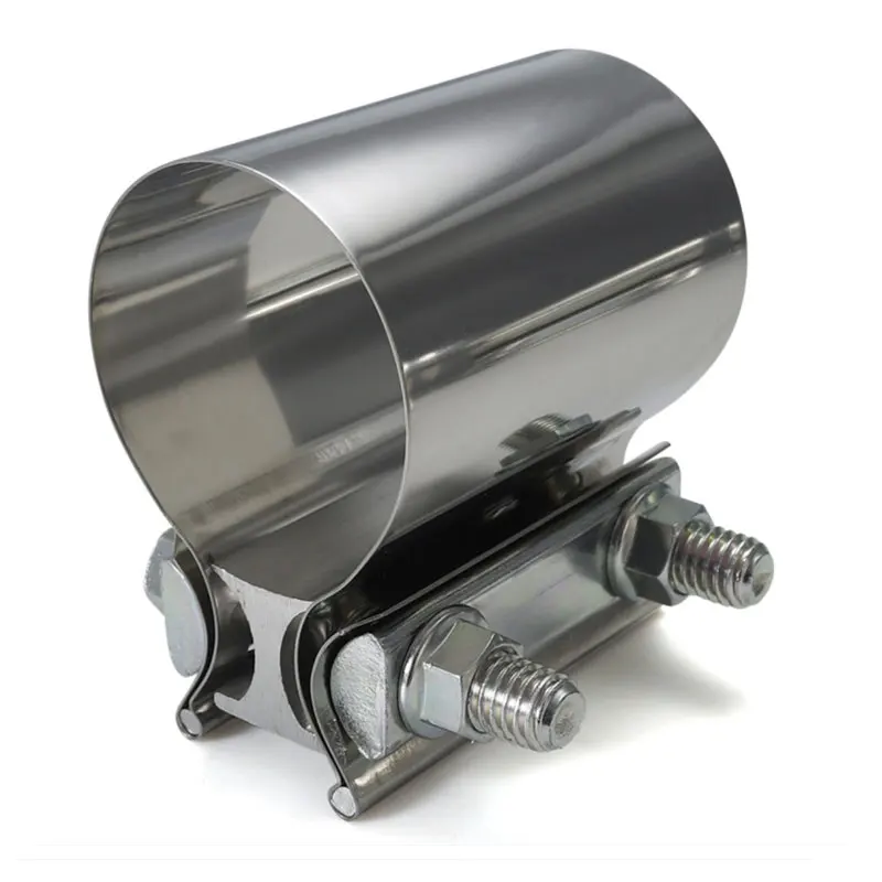 1.5 Inch To 3.5 Inch Exhaust Couplings Pipe Clamp Three Layer Walls Dual Sleeve Bracket Exhaust Sleeve