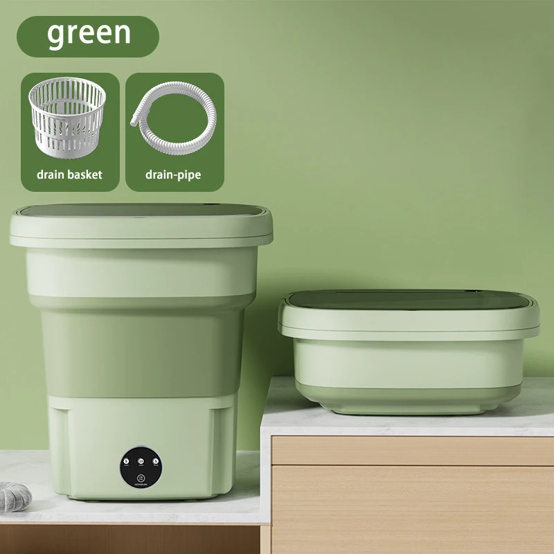 15L Aging Resistant Portable Mini Washing Machine 3 Operation Modes Electric New Condition for Home and Rental Housing