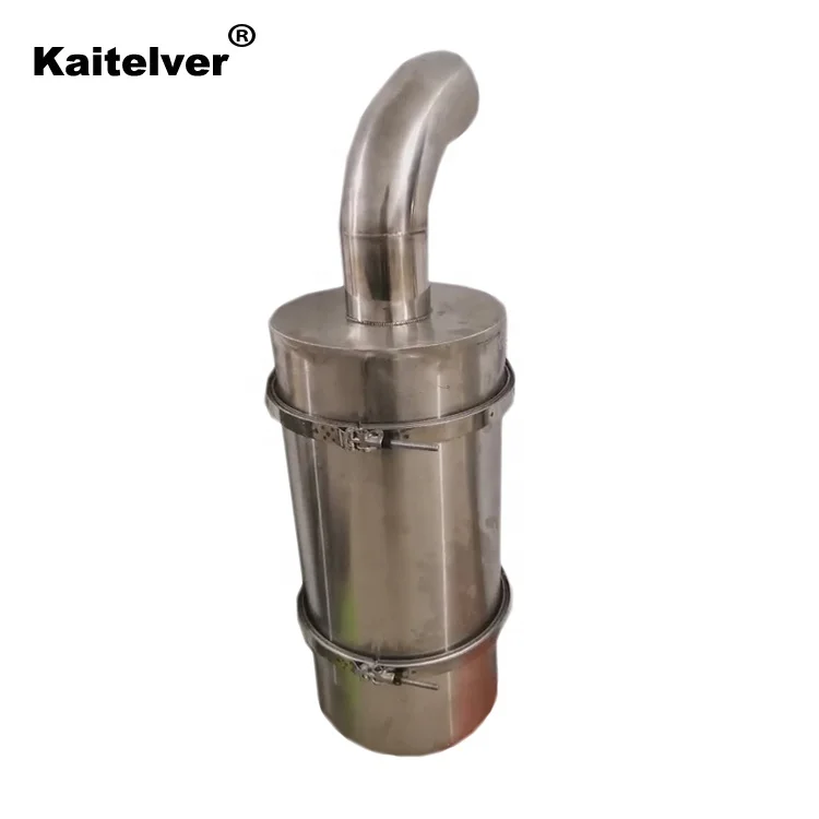 Diesel forklift engine catalytic converter wall flow smoke/soot particulate filter DPF +DOC