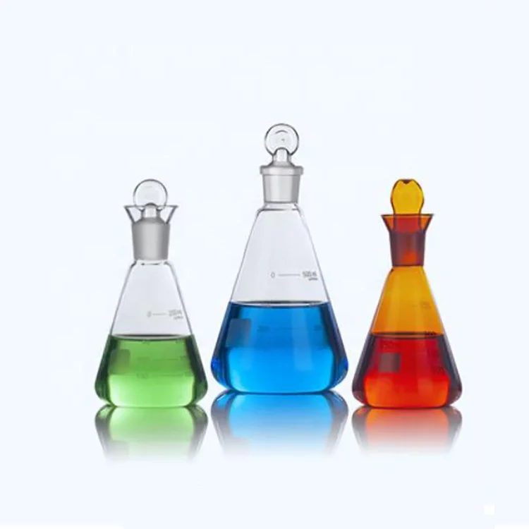 250ml Borosilicate Glass Conical Flask Narrow Mouth and Wide Mouth Laboratory Glass Flask Bottles for Lab Use wholesale