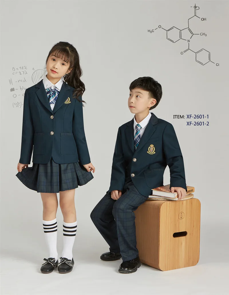 School uniform suit and pants skirt patterns in Guangzhou
