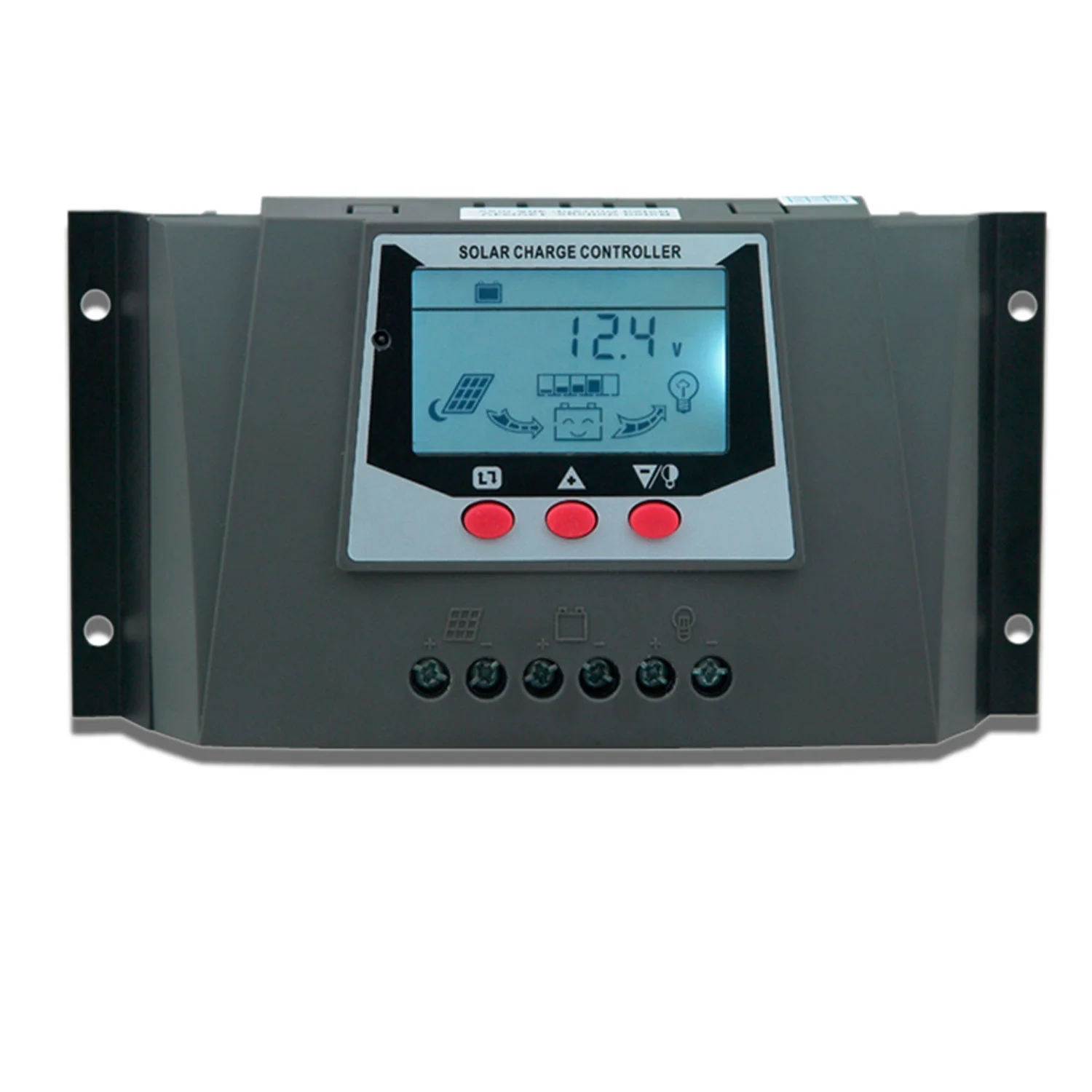 WP30D-30A, 30A-12V/24V auto. PWM Solar Charge Controller Regulator LCD display CE RoHS