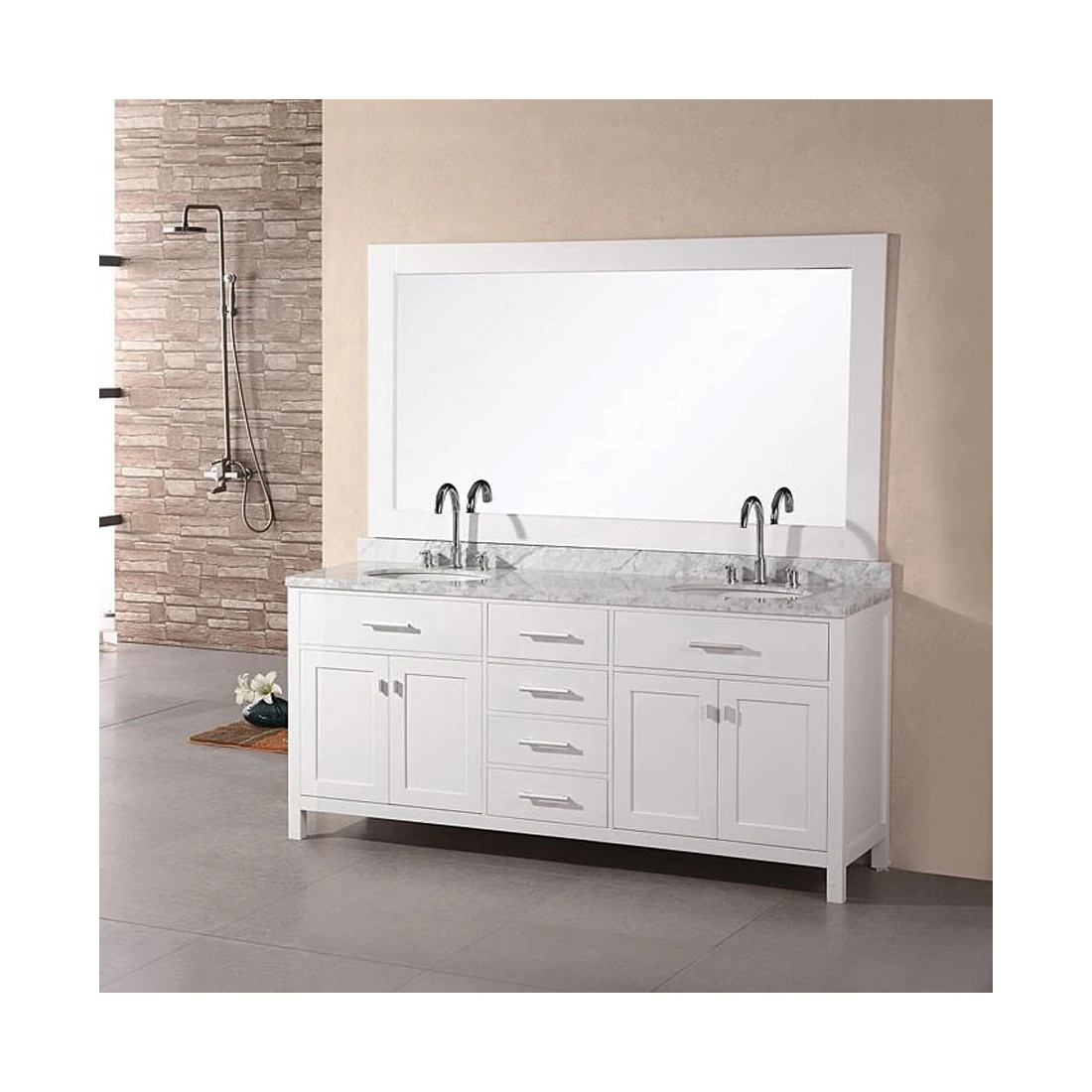 Bathroom Cabinet American European Style Wooden Plywood Solid Wood Aluminum Bathroom Cabinet Luxury Solid Wood Bathroom Cabinet