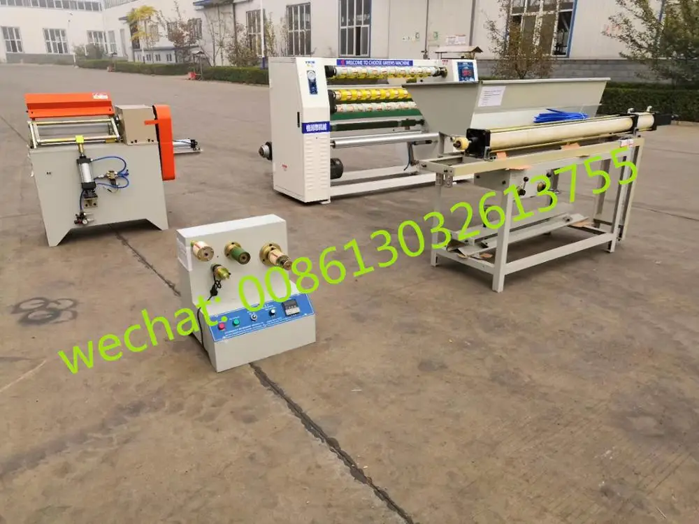 high quality China Made bopp tape slitting rewinding machine with 4 shafts