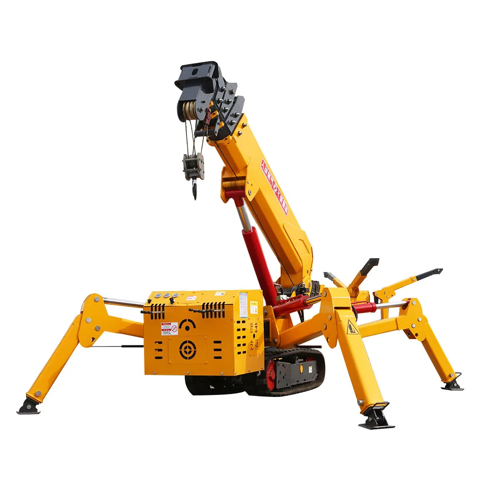 Safe And Reliable Work 3000kg Spider Crane Mobile Spider Crawler Lift Mini Hydraulic Crane Lifting Crawler Cranes