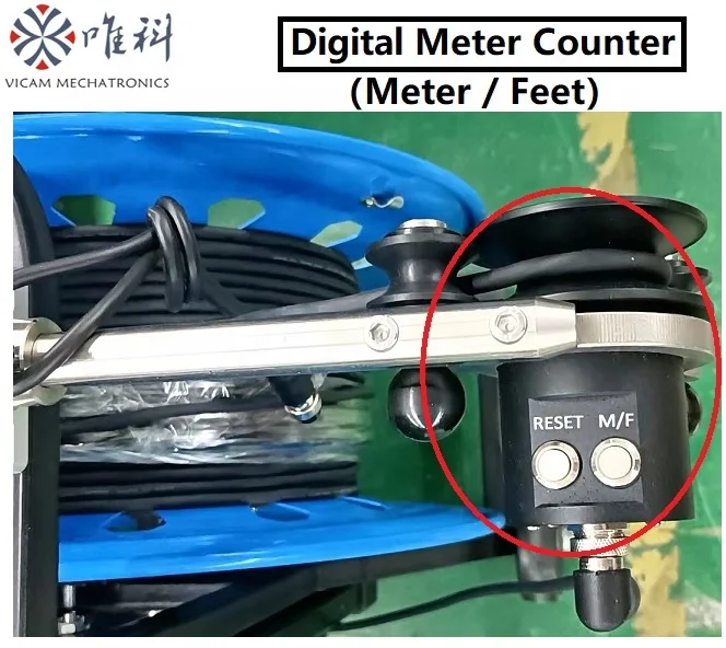 Factory 55mm Borehole Water Well Camera Deep Well Inspection Camera 30m to 200m 10 inch HD Screen Borewell Cameras V10-100