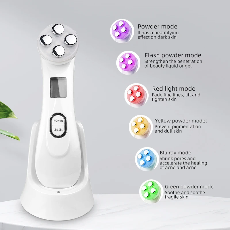 2020 New RF&EMS color light emittar beauty instrument