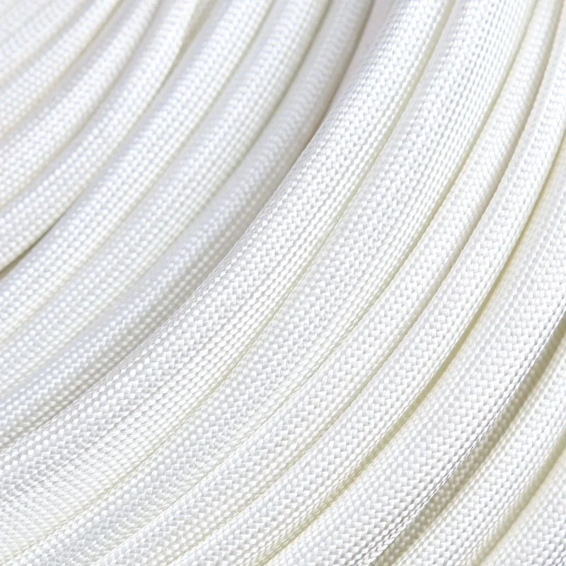 High Silica Glass Fiber Braided Sleeve For High Temperature Protection