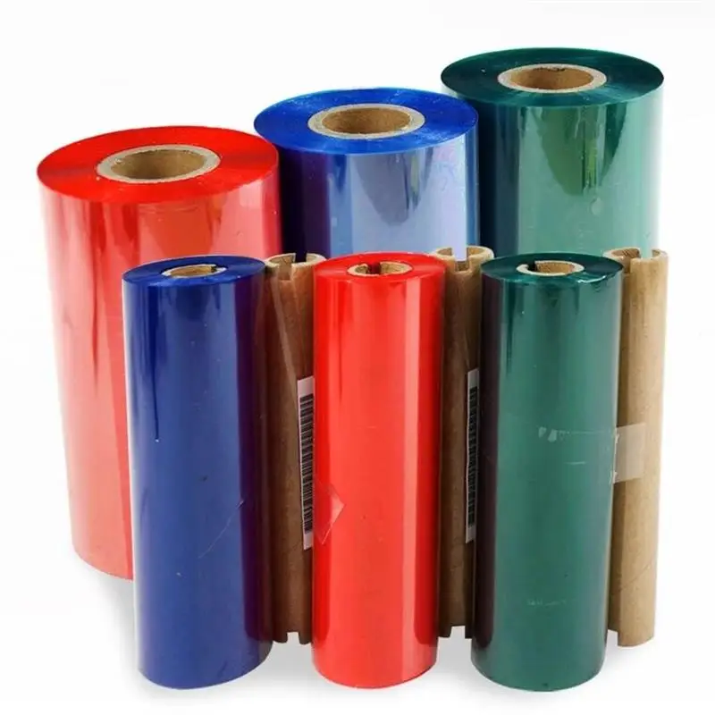 Custom Size High Quality Thermal Transfer Colored Barcode Ribbon Resin / Wax Ribbon