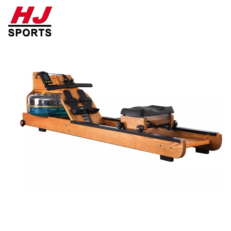 HUIJUN Commercial Gym Seated Rowing Machine sports fitness equipment Noiseless Water Resistance Wood HJ-B756