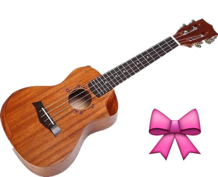 Wholesale OEM/ODM mahogany cutaway ukulele 23inch for sale High quality Ukulele