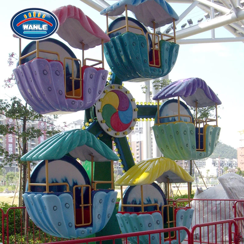 Outdoor Amusement Rides Park Attraction Equipment Small Mini Ferris Wheel 5 Kids Rides for Sale