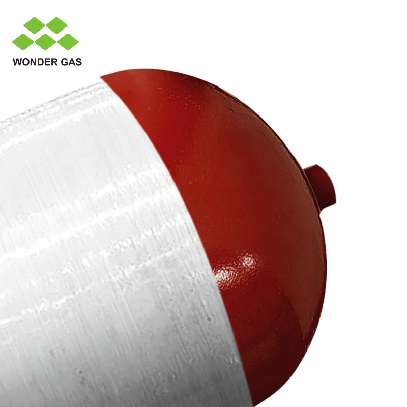 High Pressure Composite Material 200L Carbon Fiber CNG Cylinder Type 2