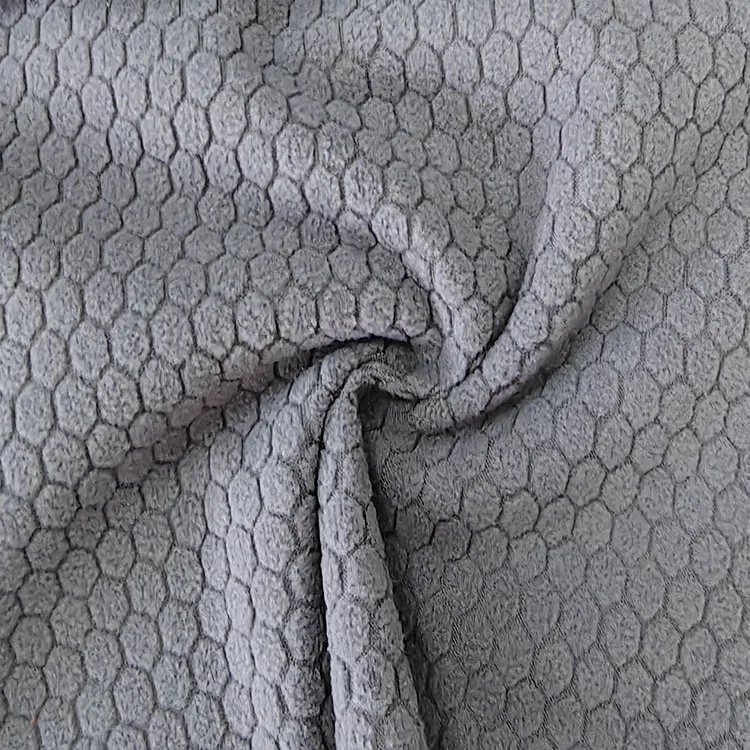 Mechanical stretch fabric bonded TPU jacquard polar fleece fabric softshell fabric for outdoor