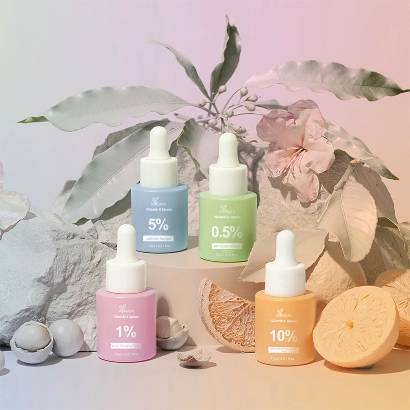 Private Label Pure Vitamin E Serum With 1% Ceramide Repair Dryness Reduce Redness Calming Skin Vitamin E Face Serum