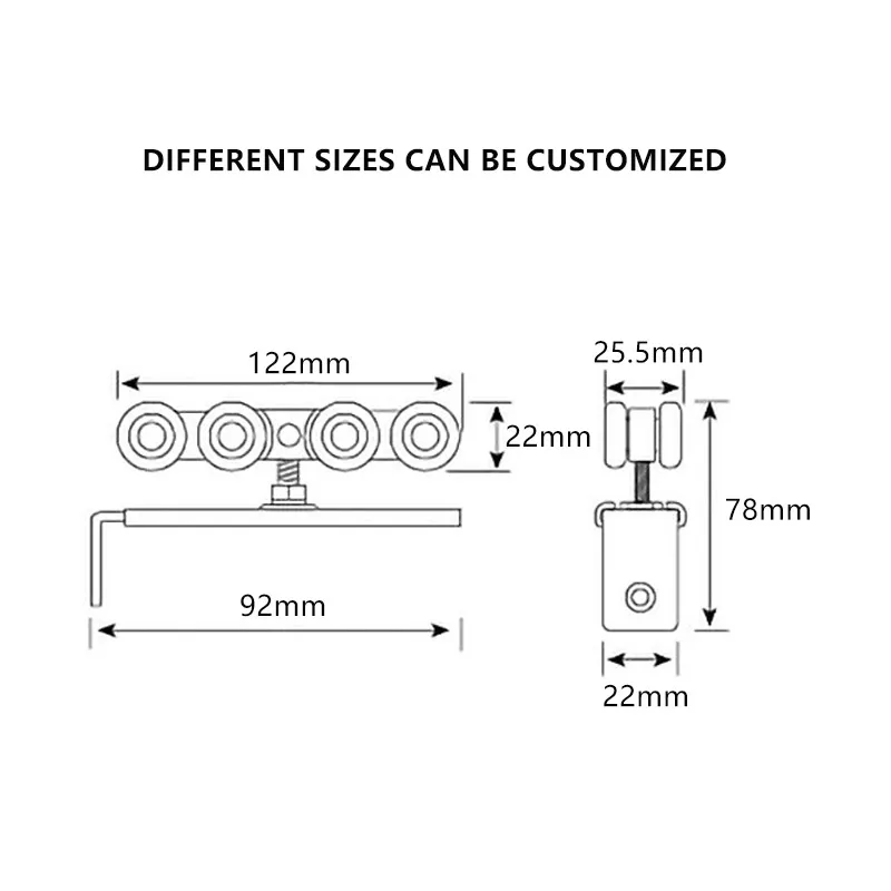 Amazon hot sell custom stainless steel wheels sliding door and window pulley rollers
