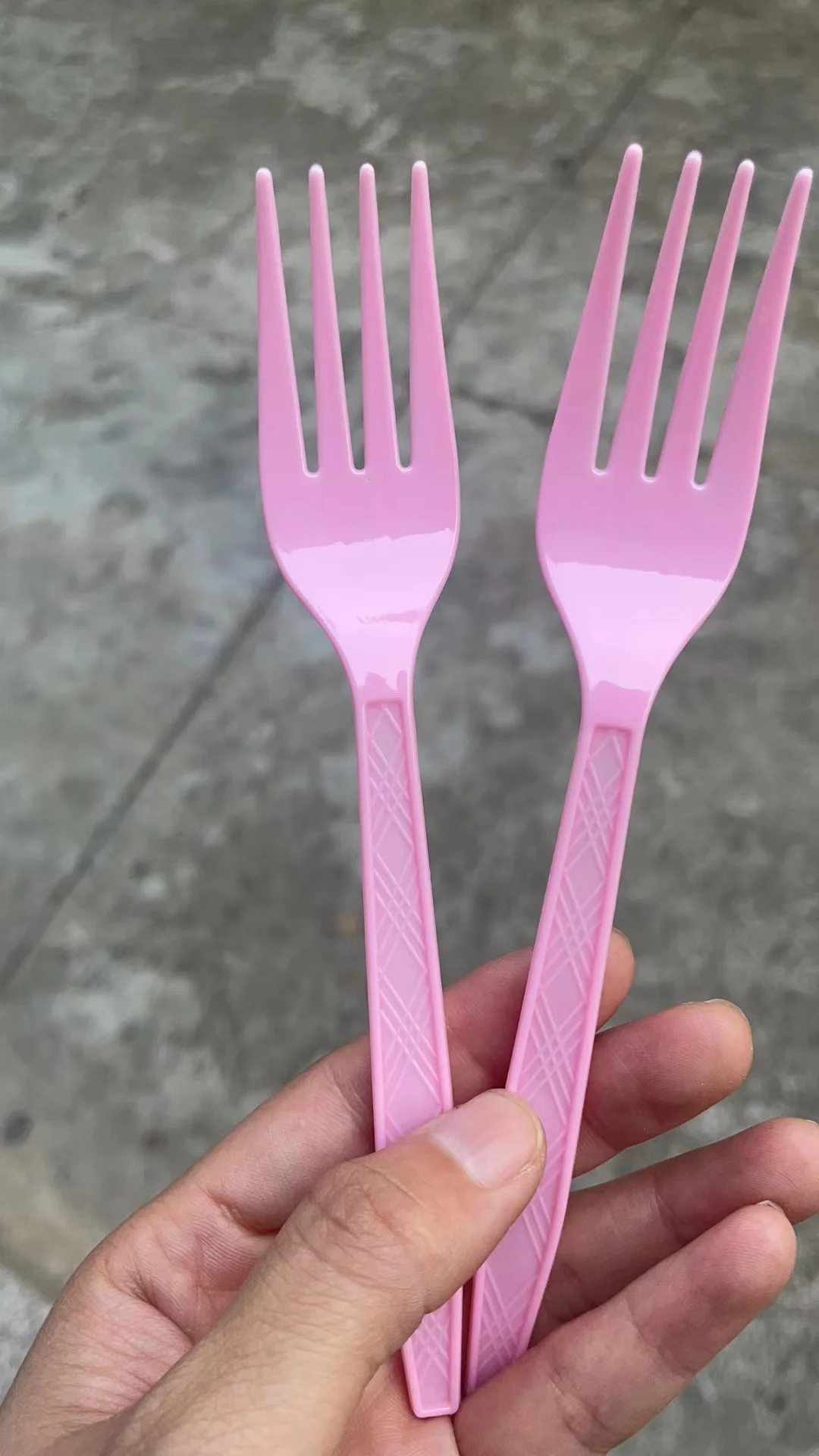 OEM plastic spoons customized colored  ice cream spoon