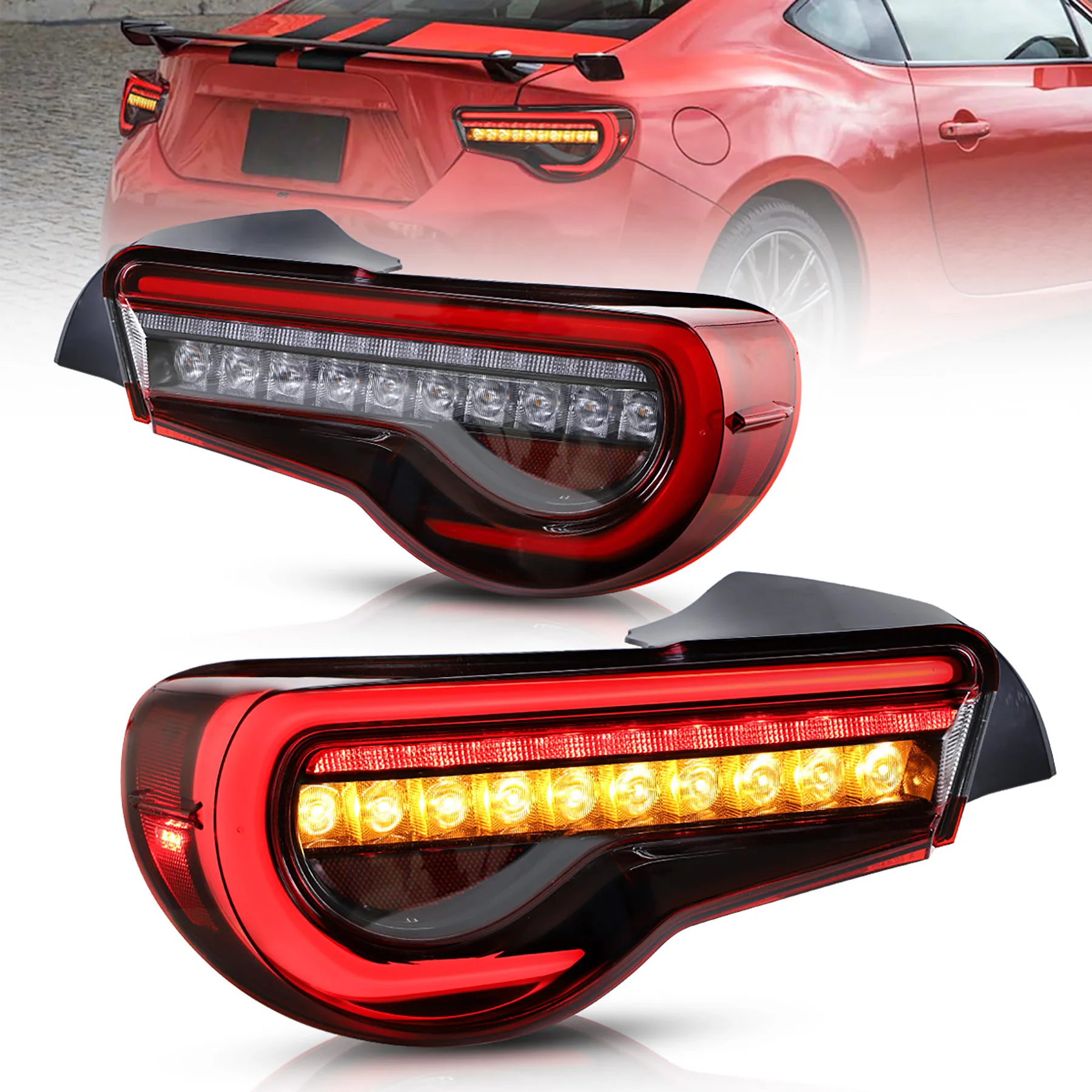 Оптовая цена LED carlight с последовательным GT86 & FT86 задний фонарь 2012-2016 светодиодный Scion FR-S задние фонари для toyota