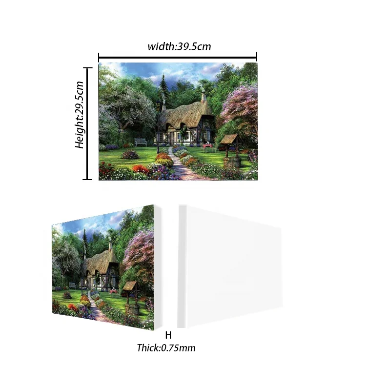 Zebulun Stock customized 3D wall paintings PET 40*30 cm 5D 3D lenticular landscape picture painting for living room decoration