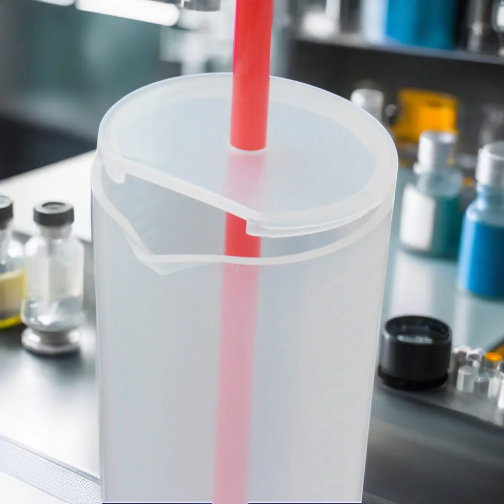 High precision Multi function  PP material hardner catalyst measuring bottle for chemical liquid
