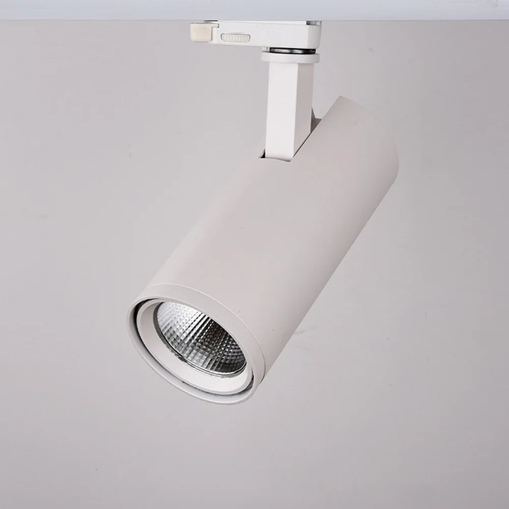 Modern Commercial High Quality 360 degree adjustable Dimmable COB zoom led track lights