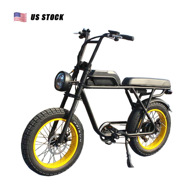 Fat Tire Ebike Electric Fatbike Usa Warehouse Fatbike Motorcycle 20 Inches Fat Ebike Rear Rack Fat Electric Bike