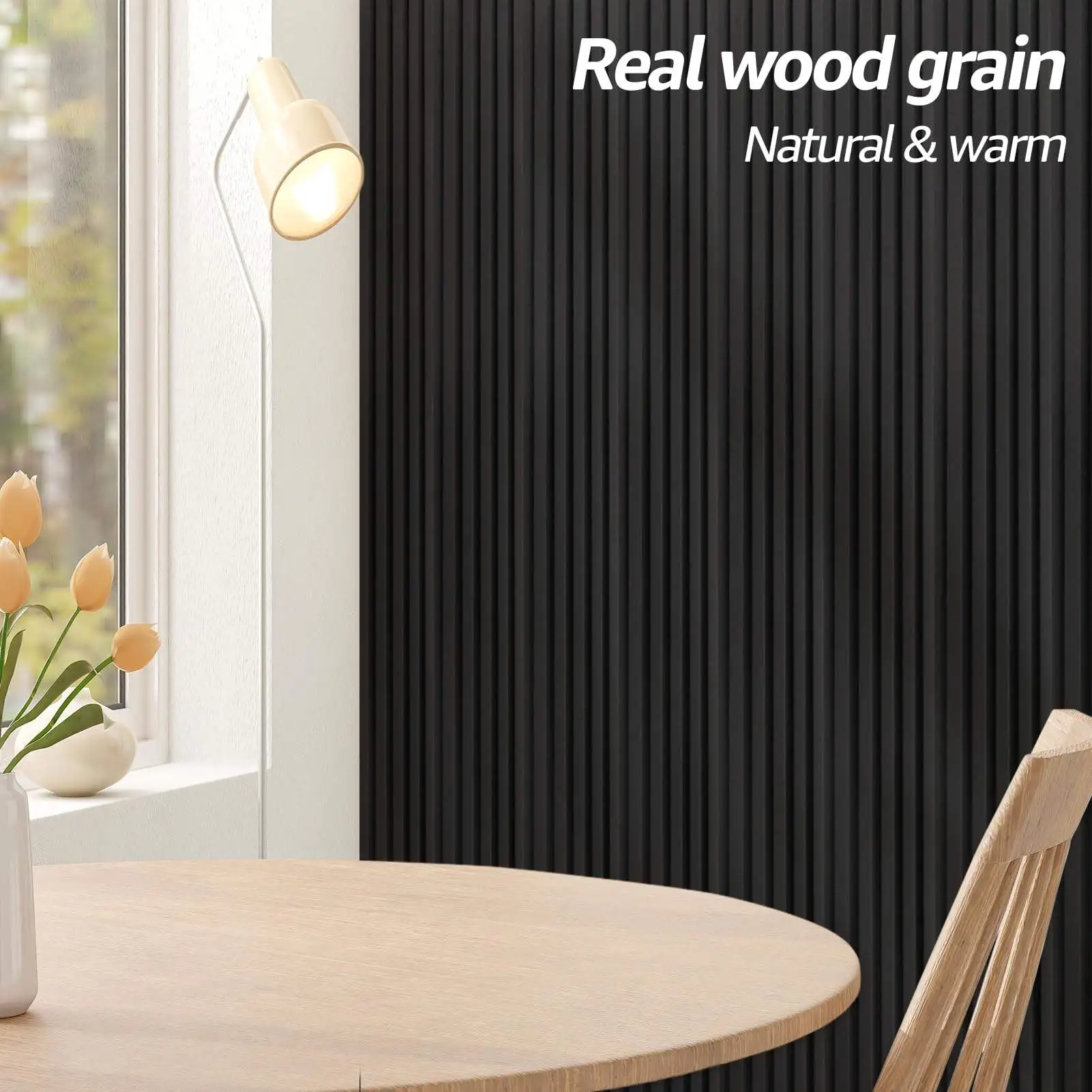 Eco-Friendly Wooden Grain  Interior Wall Decor Board Wall Cladding Panel Laminate Ceiling Wpc Panel