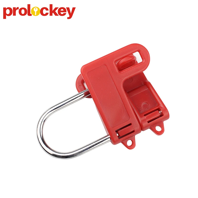 High Quality Red Non-Conductiv Insulated Butterfly Lockout Hasp