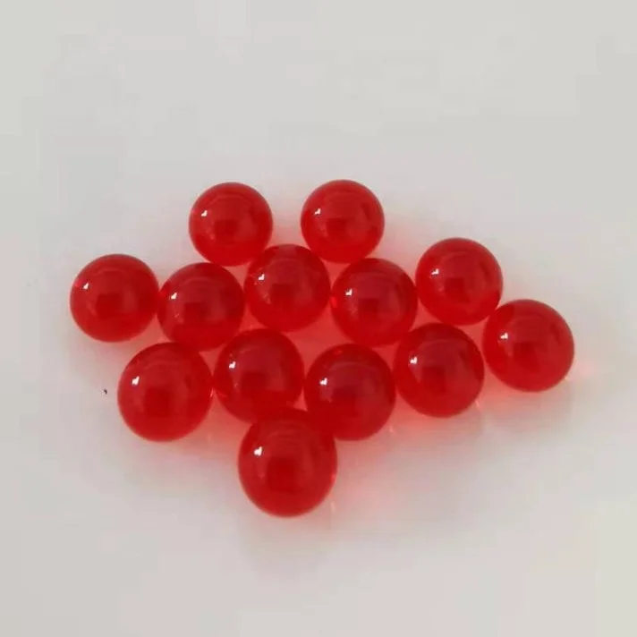 
7.85mm Red Solid glass balls 
