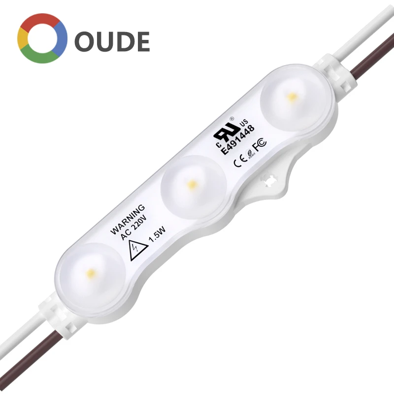 AC 110 В высоковольтный светодиодный модуль 220 smd 2835 высококачественный чип 100 шт. струнный света для электронного знака