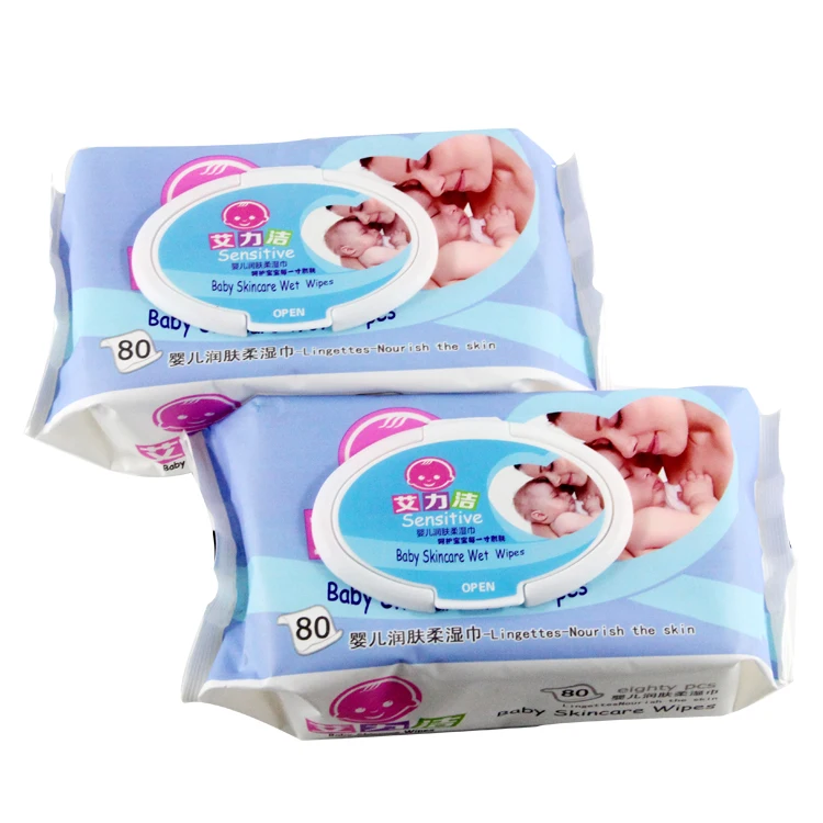 hot sales Baby Wipes 99% Water with Milk 80 sheets  Wholesale