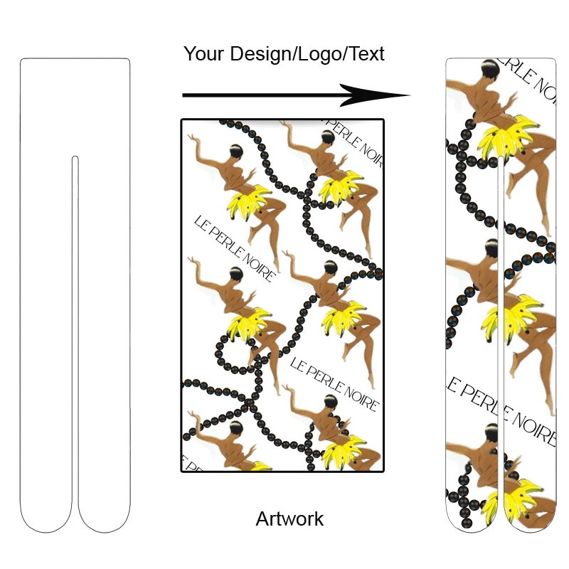 Wholesale 360 Custom Printing Stylish Summer Thin Digital Print Wild Flower Butterfly Print Patterned Girls Women Pantyhose
