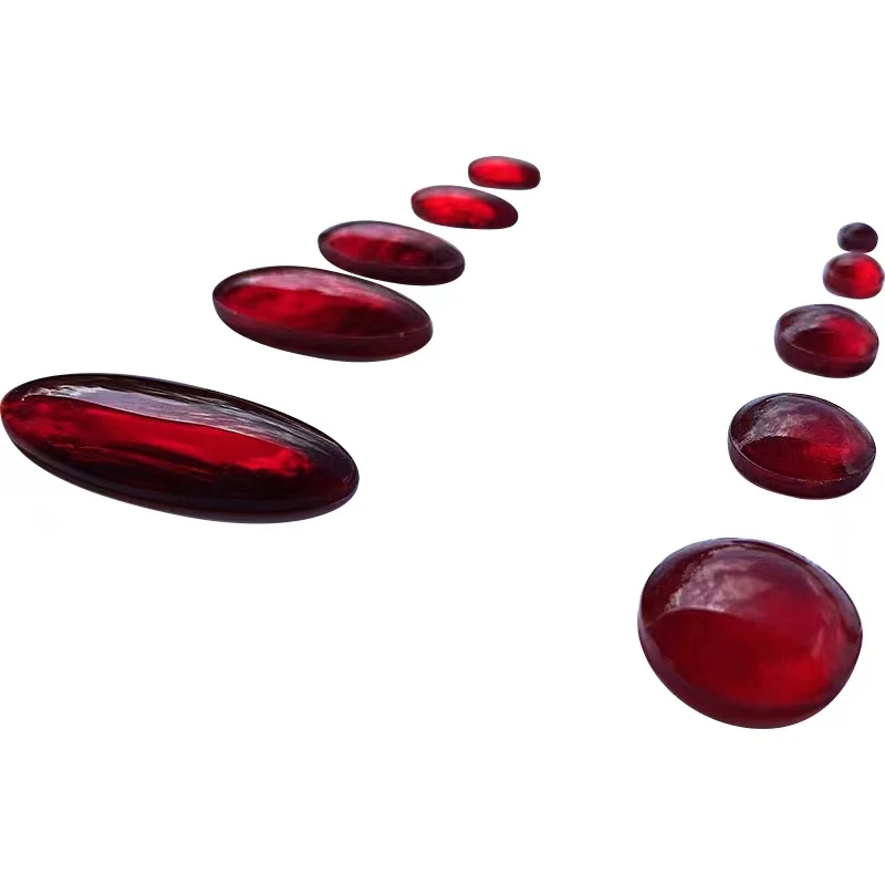 WANDIOR Wholesale 15mm 18mm Round Flat Decorative Stained Glass Beads For Lamp Work