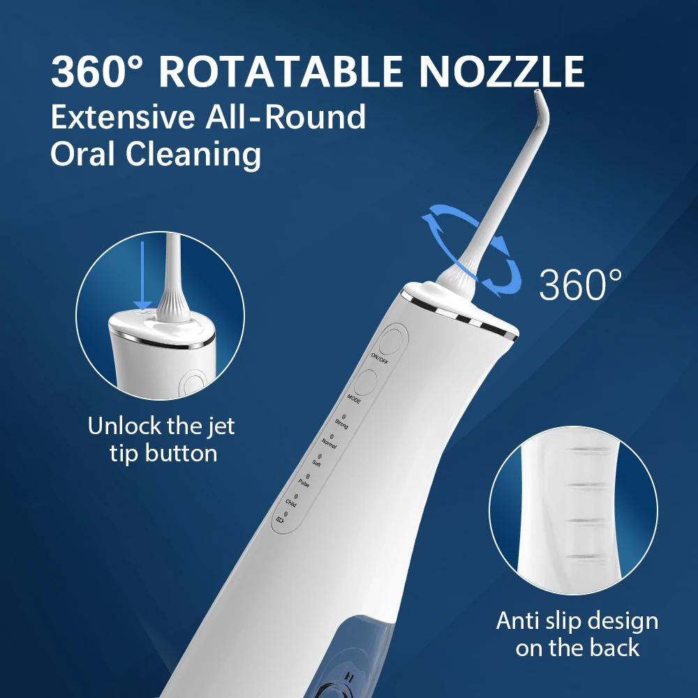 Smart Cordless  Water Flosser Portable Water Oral Care Home Used For Teeth Cleaning Water Jet