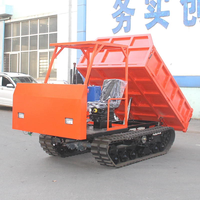 All-Terrain Hydraulic Mini Truck Tracked Dumper Crawler Dump Truck with Diesel  Engine CE APPROVAL