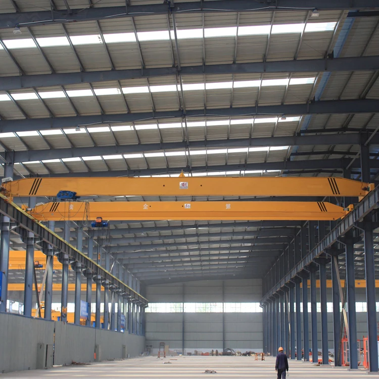 high quality 5 ton single beam bridge monorail overhead hoist crane warehouse