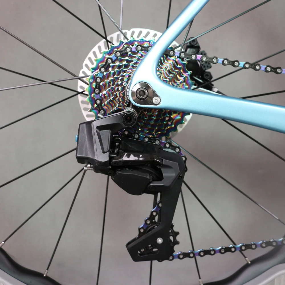 TT-X42  Sapphire Blue Paint 24 Speed Disc Brake Road Bike Carbon Normal Wheels Wheeltop Hydraulic Electronic Shifting